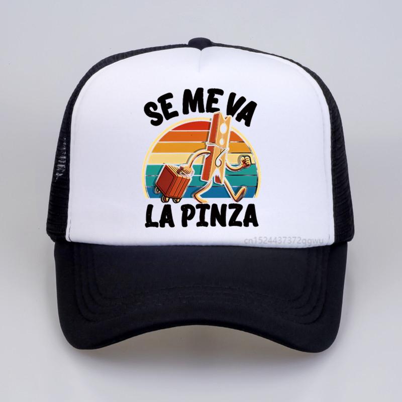 

Se Me Va La Pinza Unisex hat Funny Spanish Jokes Y2k Vintage Baseball Cap Unisex Women Casual Surfing beach Mesh breathable caps Adjustable