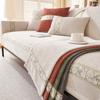 High-End Schlichtes Wind Chenille Sofaüberwurf Rutschfestes Sofakissen Spitze Luxus Sofaüberwurf Universell für alle Jahreszeiten
