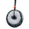 Natural Serpentine Jade Stone Necklace for Men and Women - Large Size