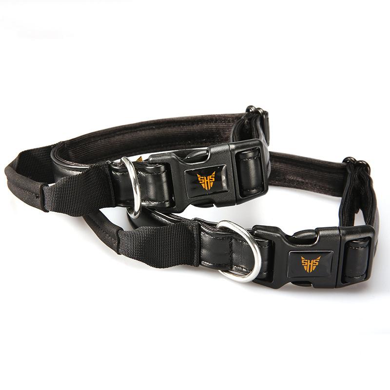 New Dog Collar Ultra-fiber Explosion-proof Close-up Control Pet Neck Ring Ultra-light Breathable Dog Collar