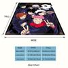 The Jujutsu Kaisen Patterned Blanket Is Perfect for Bedding or Any Other Occasion, Making It A Perfect Gift Choice.