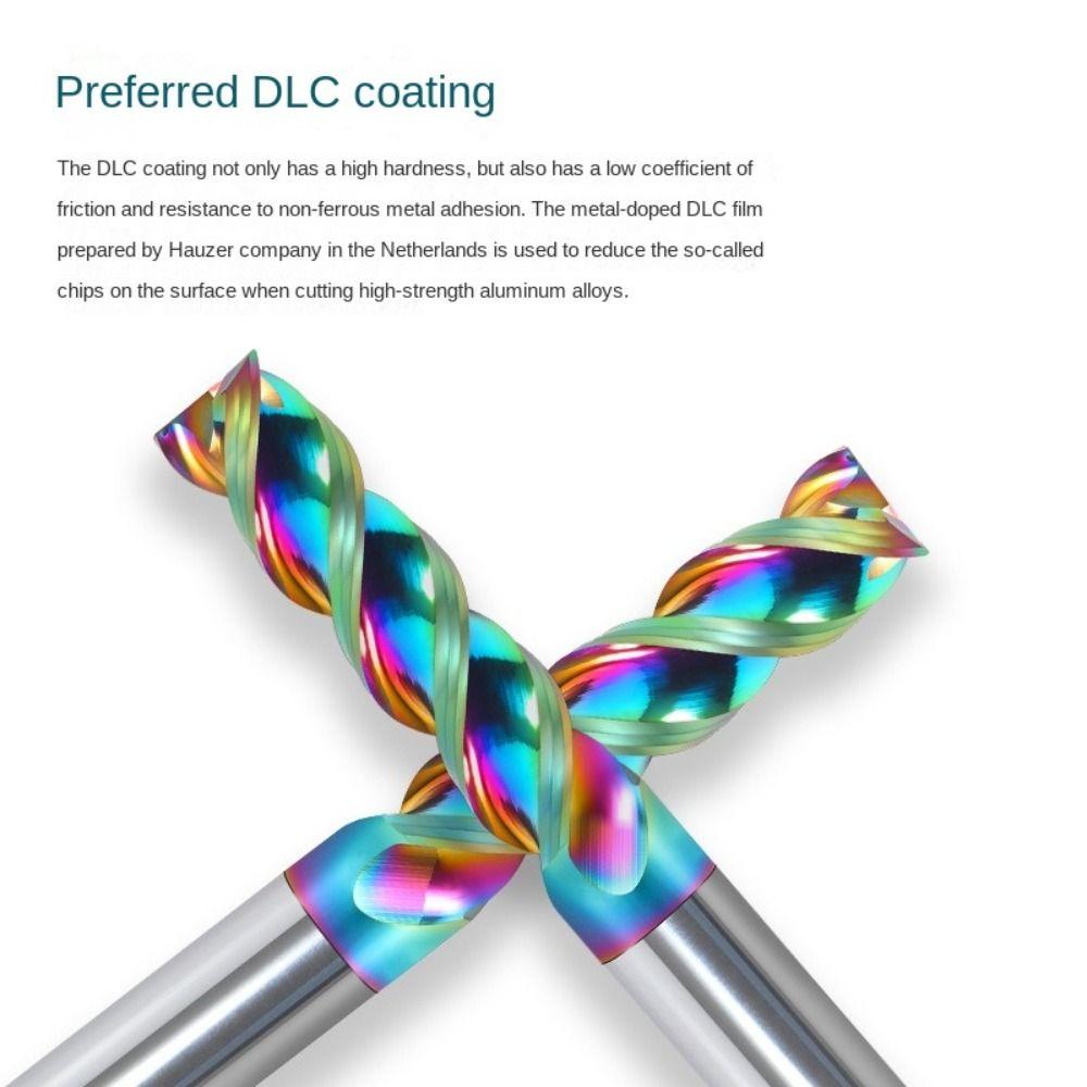 HRC65 Metal Milling U-groove CNC Carving Bit Special CNC 3 Flute End Mill