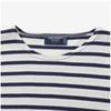 SainT James Kids T shirT Modern sTripe 2068 Ecru Marine