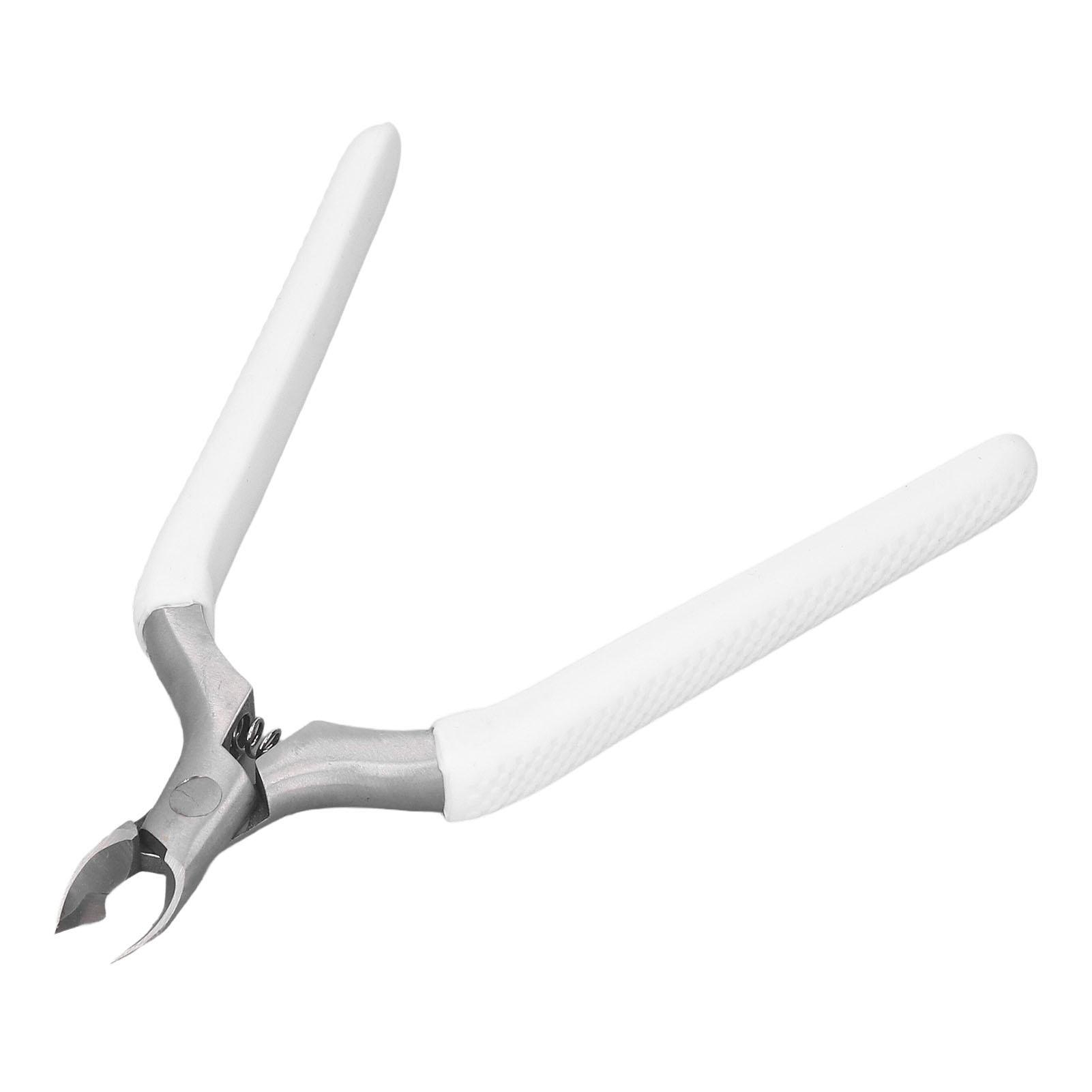 Professional Stainless Steel Cuticle Trimmer Dead Skin Remover Inline Spring Slip Resistant Cuticle Trimmer