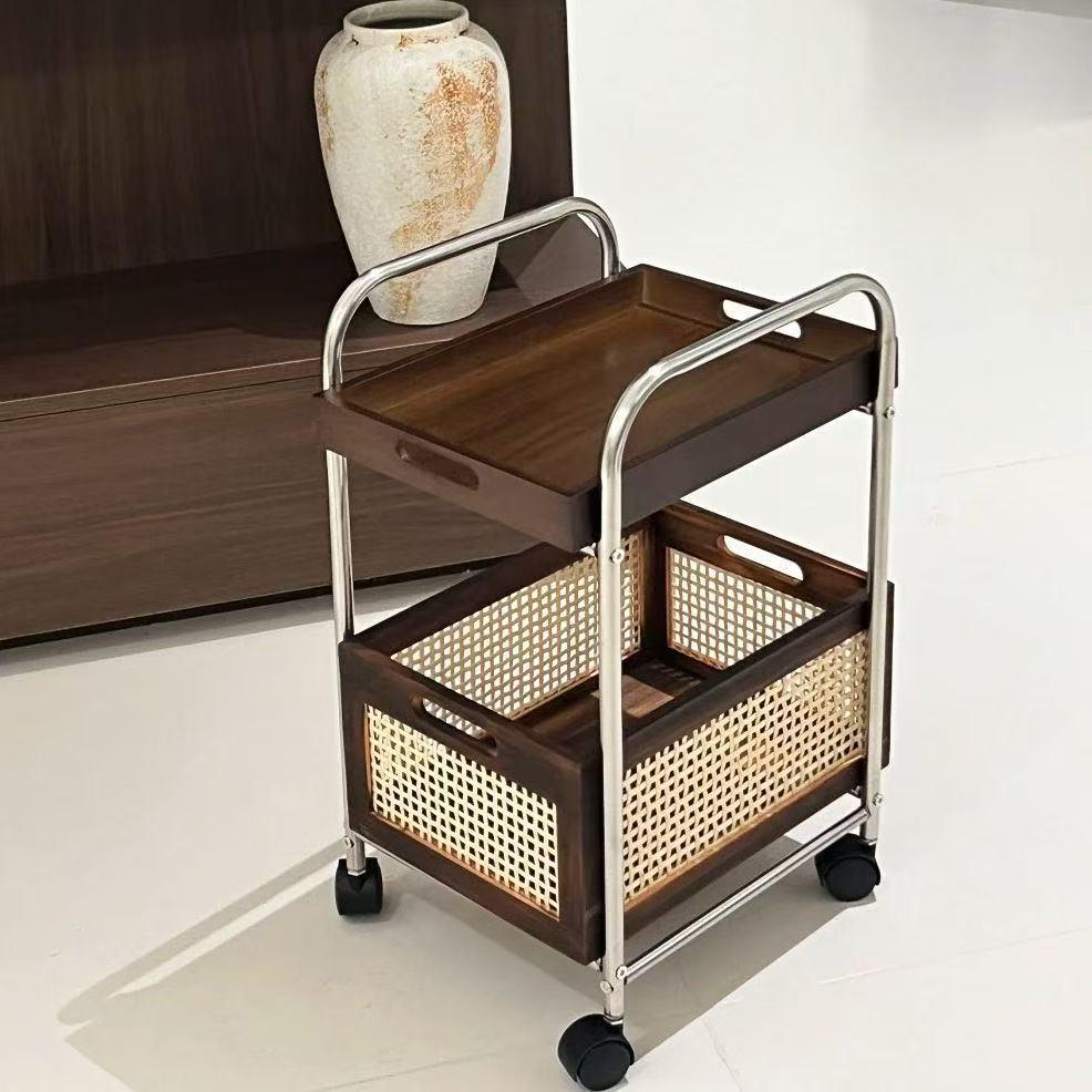 Double-Layer Floor-Standing Storage Rack & Washbasin Organizer