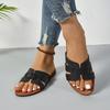 New Women's Designer Slippers Leather Slippers Trend Summer Sexy Women's 2025