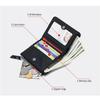 Japanese Style Genuine Leather Slim RFID Wallet for Women - Compact Zippered Coin Purse & Card Holder with Large Capacity (New Design)