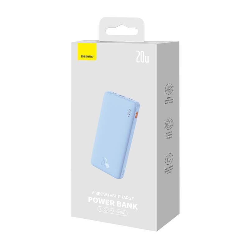 Powerbank Baseus Airpow 10000 Mah 20W (Blå)