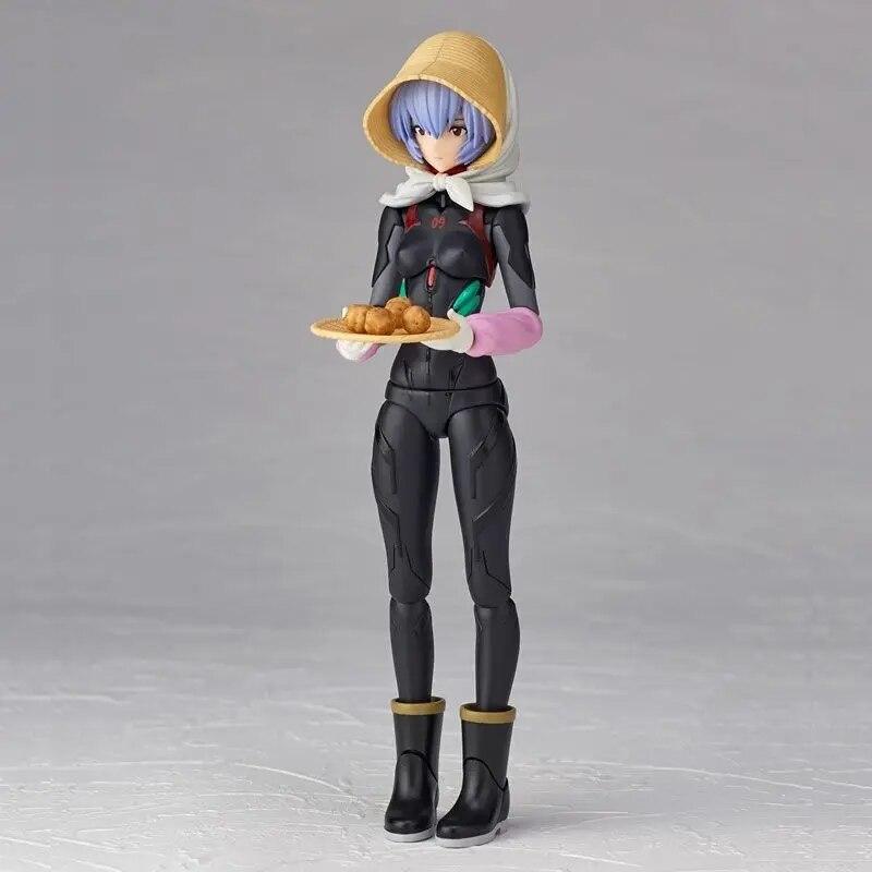 Anime NEON GENESIS EVANGELION Figurky EVA Rei Ayanami Akční figurky Pohyblivá kolekce PVC Modelky na dárky