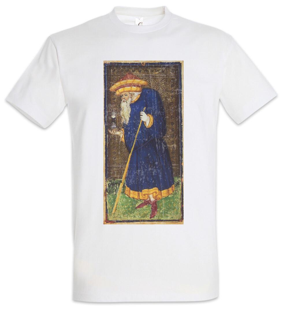 Tarot Arcanum Hermit T-Shirt Card Cards Symbol Sign Logo Insignia- S