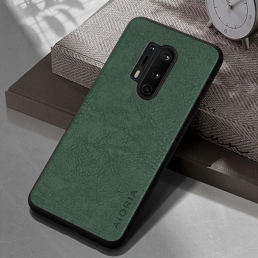 Phone Case: Luxury Retro Synthetic Leather Phone Case for Oneplus 9RT 9R 9 8 7 Pro US 6T 8T 7T Pro Matte Soft Bumper Hard Back Cover