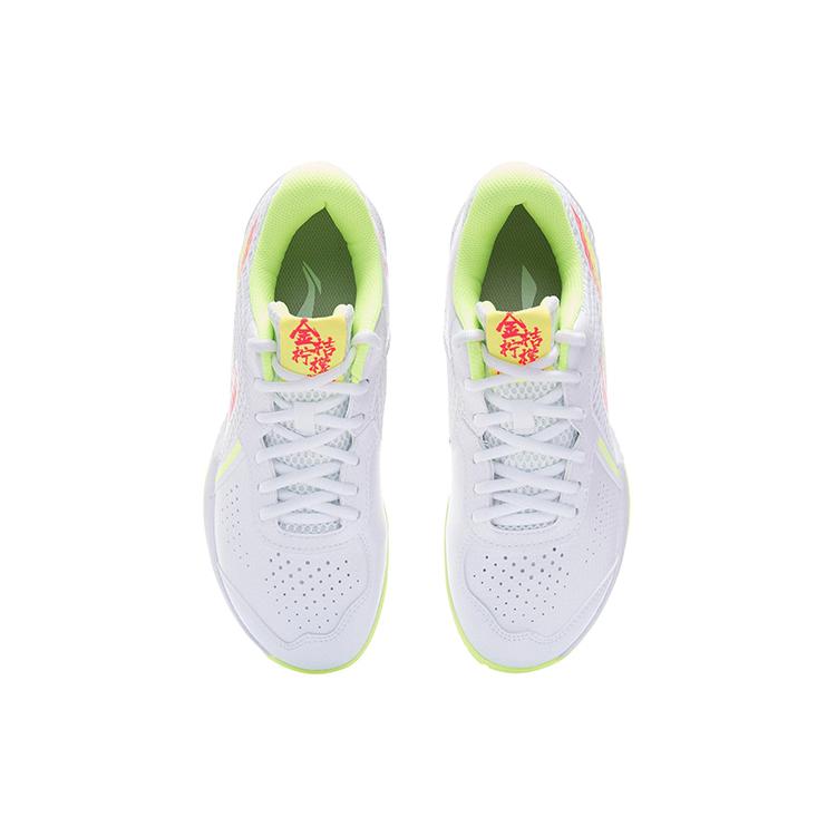 Li Ning Thunder Collection Lite Training Low Top Badminton Shoes Unisex Golden Orange Lemon AYTS020-1