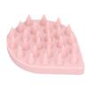 Shampoo Massagebürste Silikon Kopfhautbürste Haarmassagegerät Baden Duschen Haarreinigungkamm Rosa