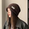 Fashion Letter Decoration Women Casual Knitted Hat For Autumn Winter And