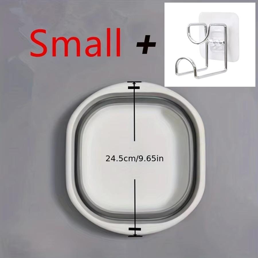 Collapsible Tub Basin Laundry Collapsible Laundry Baskets Foldable Plastic Washtub Space Saving Storage Container for Dishing