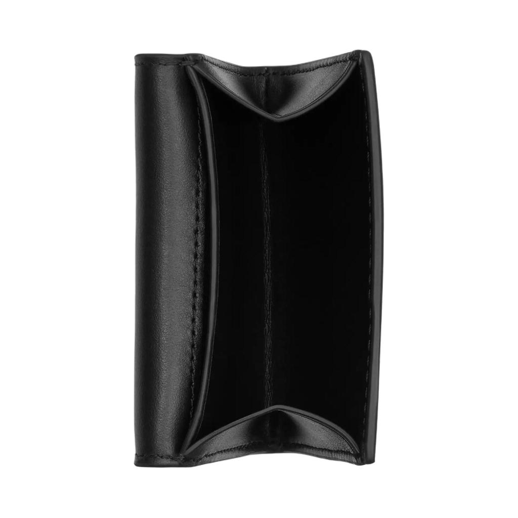 Coach Logo Button Closure Coated Canvas Wallet Men Wallets Charcoal Black CY999-QBMI5