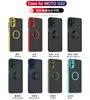 For Motorola Moto G22 camera protection Matte Shockproof Case Promotio case Magnetic bracket Ring Stand Cover Fundas