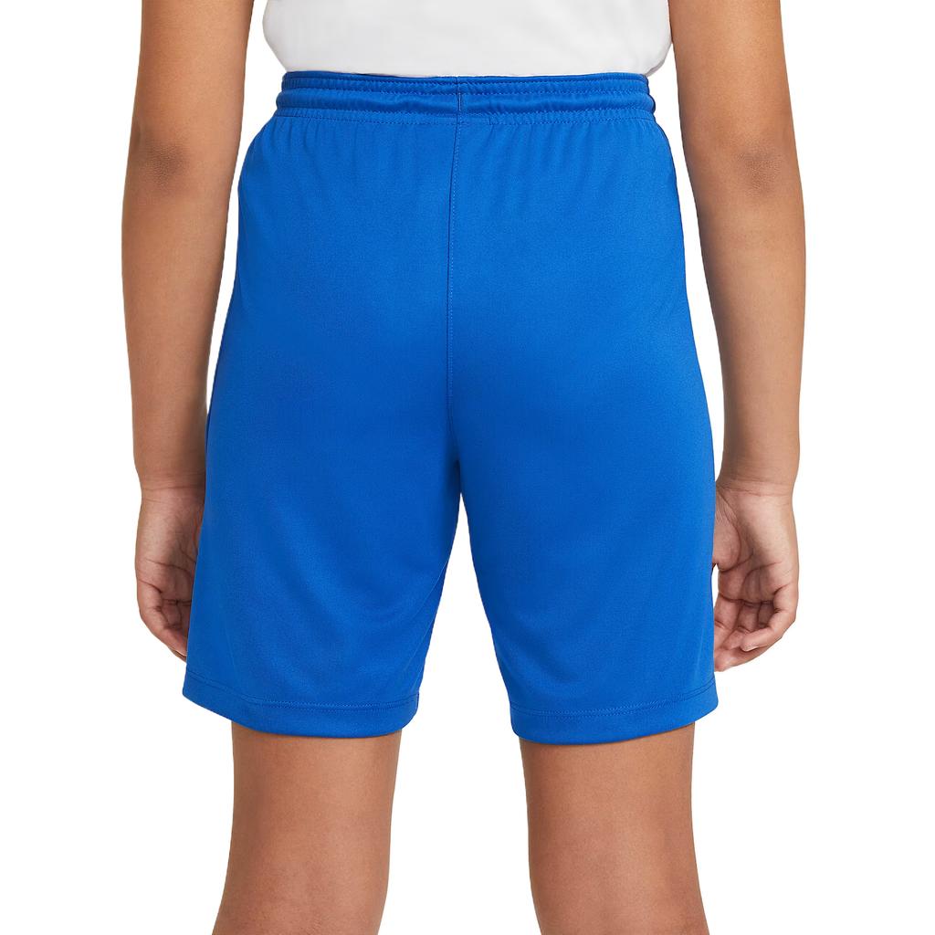 Nike Dri-Fit Park 3 Comfortable Fashion Simple Versatile Solid Color Shorts Kids Shorts Blue BV6865-463