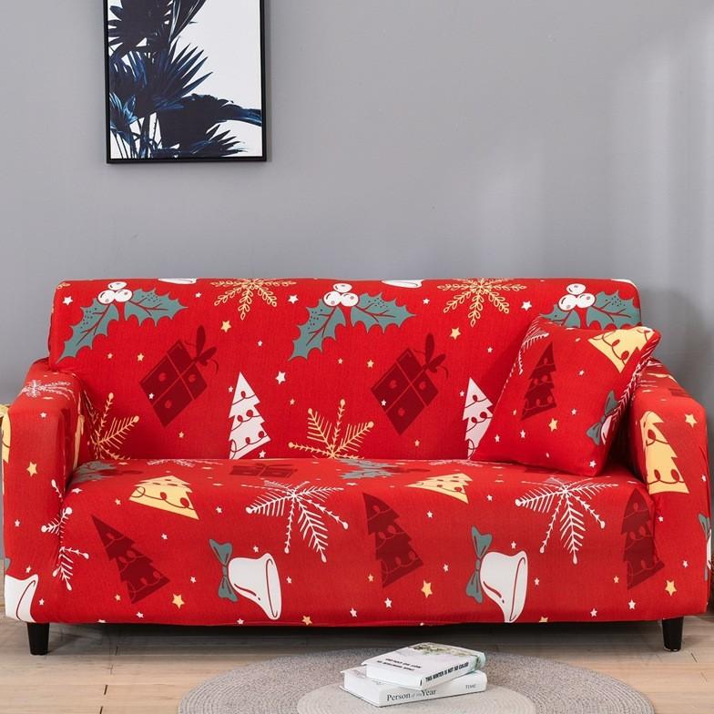 

Christmas Sofacover All Season Sofa Cover Fully Enclosed Elastic Sofacover Fully Covered Fabric Combination Cover 190-230cm