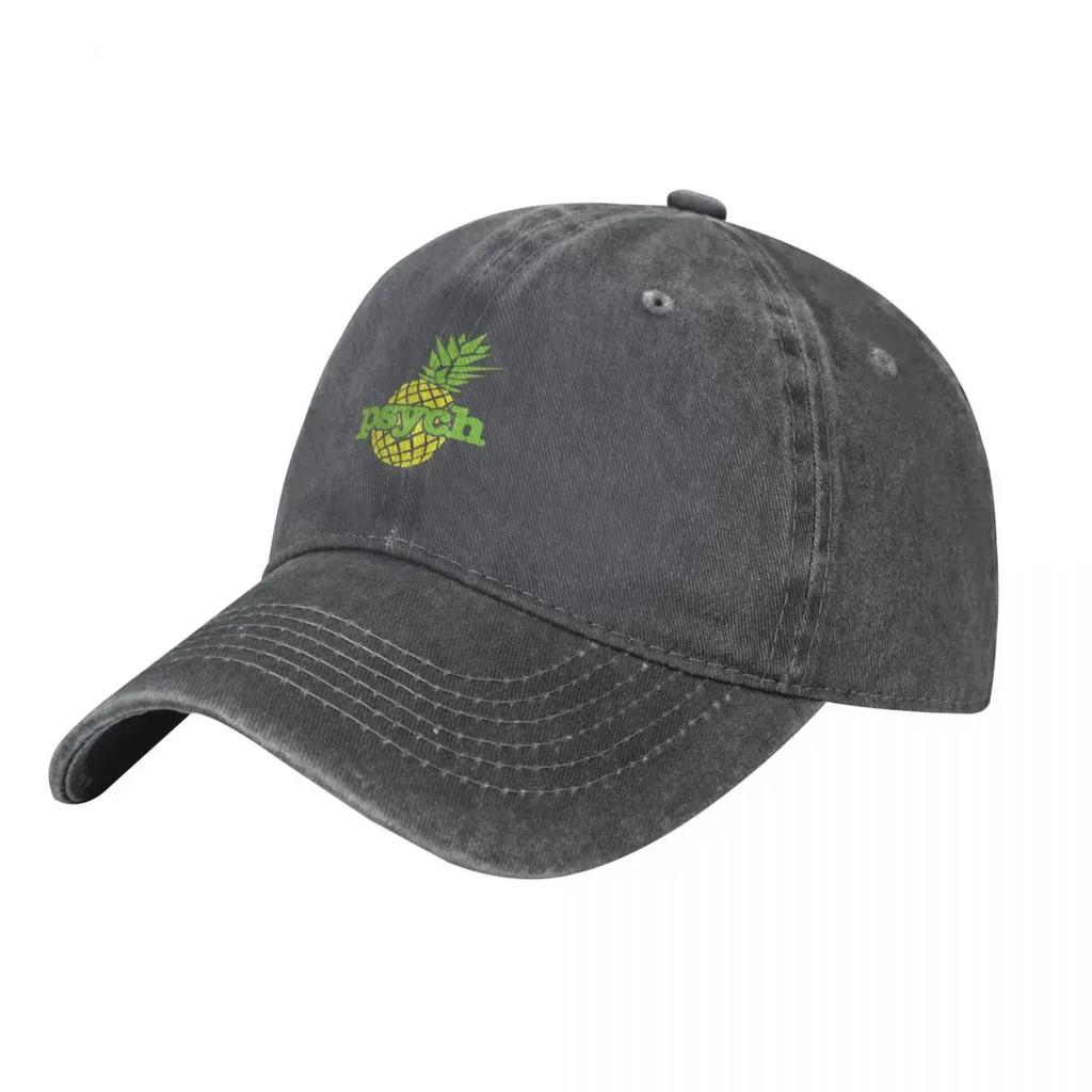 Psych Pineapple(p) Baseball Cap Custom Cap cute Hat Beach winter hats for Unisex Hats For Women Unisexs