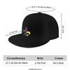 Fleur De Lis Mardi Gras Baseball Cap Polyester Flat Visor Hat Unisex Casual Snapback
