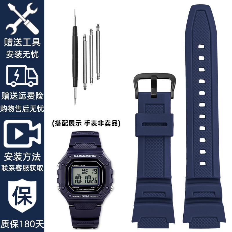 

Высококачественный резиновый ремешок для часов Casio Table W-218H/F-108 Ae1200/1000/1300 Силиконовый ремешок из смолы 18 мм 18mm