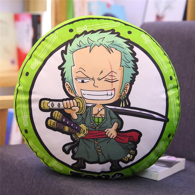 

Аниме Сериал One Piece Круглая Подушка Луффи Чоппер Двусторонняя Печать Подушка для Сна Мягкая Удобная Подушка для Объятий Периферия Подарок