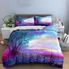 Colorful trees and landscape. Bedding sets Duvet cover sets Duvet covers Pillowcases(1 * Duvet Cover 2 * Pillowcases without duvet insert)