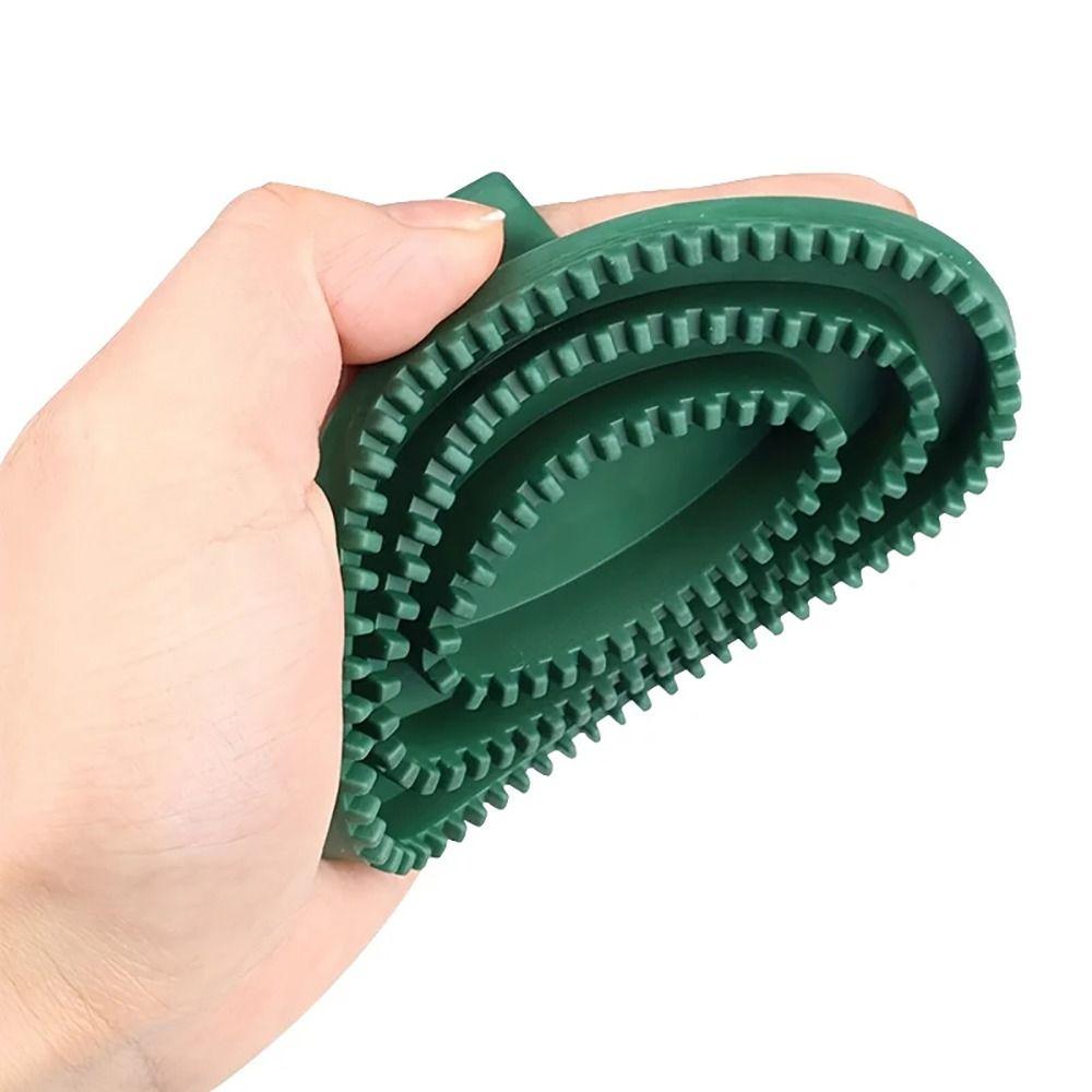 1Pcs Handheld Horse Grooming Brush Shedding Cleaning Tool New Horse Hair Scraper  for Daily Grooming