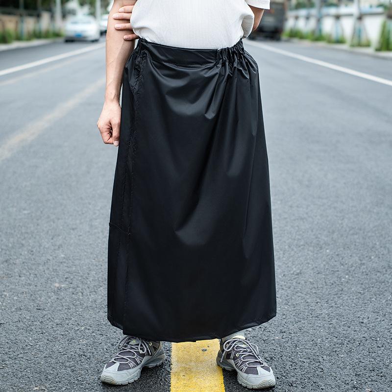 

Unisex Waterproof Riding Skirt with Pants - Windproof and Rainproof XXL чёрный