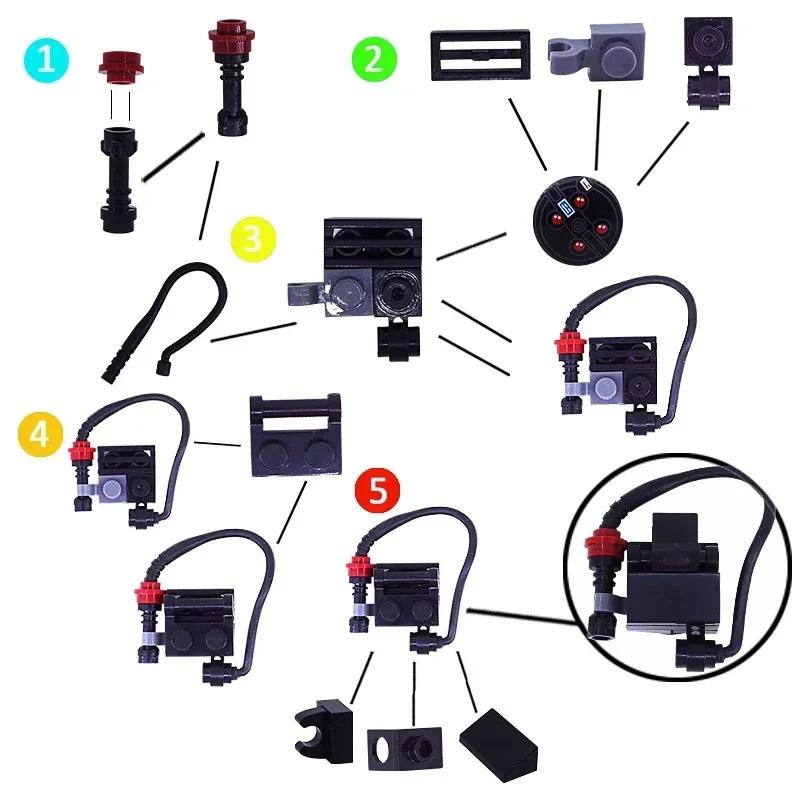 7Pcs/Set Compatibl 10274 75828 75827 Movie Ghostbusters Ghost Busters Peter Egon Spengler Building Blocks Mini Action Figures