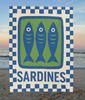Sardine Velveteen Plush Blanket Nautical Home Decor, Beach Lover Gift Home Decoration Blanket
