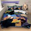 3pcs Harry Potter Fantasy Adventure Bedding Set, Soft Polyester Duvet Cover and Pillowcases Seasons all suitable, Design for Bedroom L1003146
