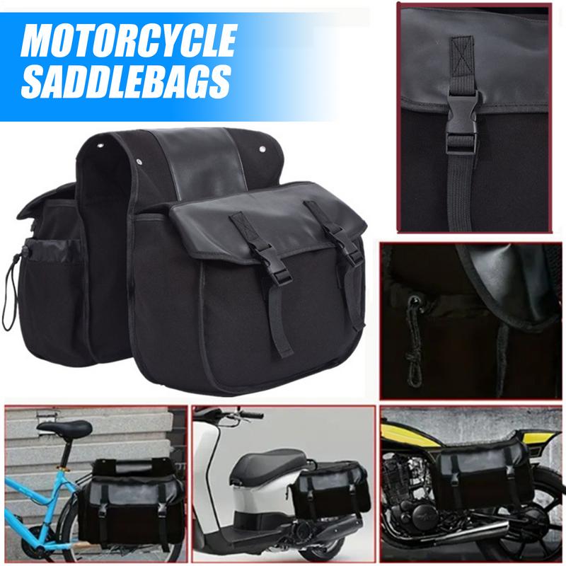 Cycling Double Side Rear Rack Bike Bag Waterproof Bicycle Rear Seat Carrier Bag Cycling Saddle Bag MTB Accessories
