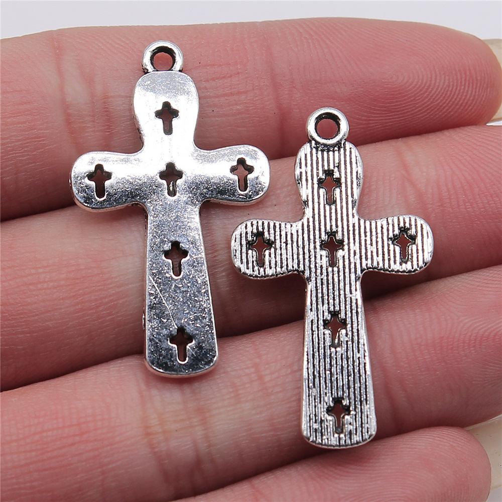 10 Pezzi Ciondoli Croce Credenze Religiose Ciondolo Fai da Te Gioielli Fatti a Mano Accessori Artigianali