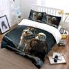 "Wildlife Nature Print Decor" Soft Skin-Friendly Bedding Set Includes 1 Duvet Cover And 2 Pillowcase Gift