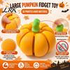 Handheld ClickerToy 3D Printed Pumpkin Fidget Clicker, Stress Relief Clicky Toy, Mini Decoration Finger Halloween Thanksgiving Harvest Holiday