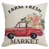 Spring Pillow Case Sofa Waist Pillow Case Garland Truck Light Luxury Home Office Pillow Pillow Case