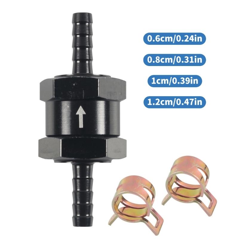 Inline One Way Check 1/4'' 5/16'' 3/8'' 1/2'' Fuel Check for Fuel Oil Line Modified Accessories