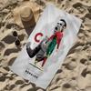 1 szt. R-Ronaldo Piłka Nożna Ręcznik Plażowy Szybkoschnący Bez Piasku Miękki Mikrofibra Ręcznik Kąpielowy dla Fanów Piłki Nożnej Basen Podróż Wakacje