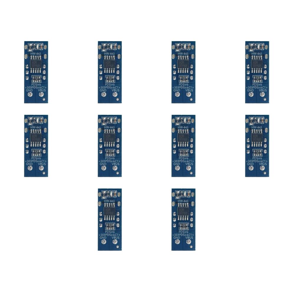 10/20Pcs PD Fast Charging Test Board 5-20V Adjustable Charger Power Delivery Boost Module USB Type-C Power Supply Accessories
