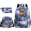 School Season Theumbrellaacademy School Bag 3-Piece Pencil Case + Shoulder Bag + Backpack