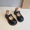 Meisjes Zwarte Prinses Leren Schoenen Lente Herfst Kinderen Casual Schoenen