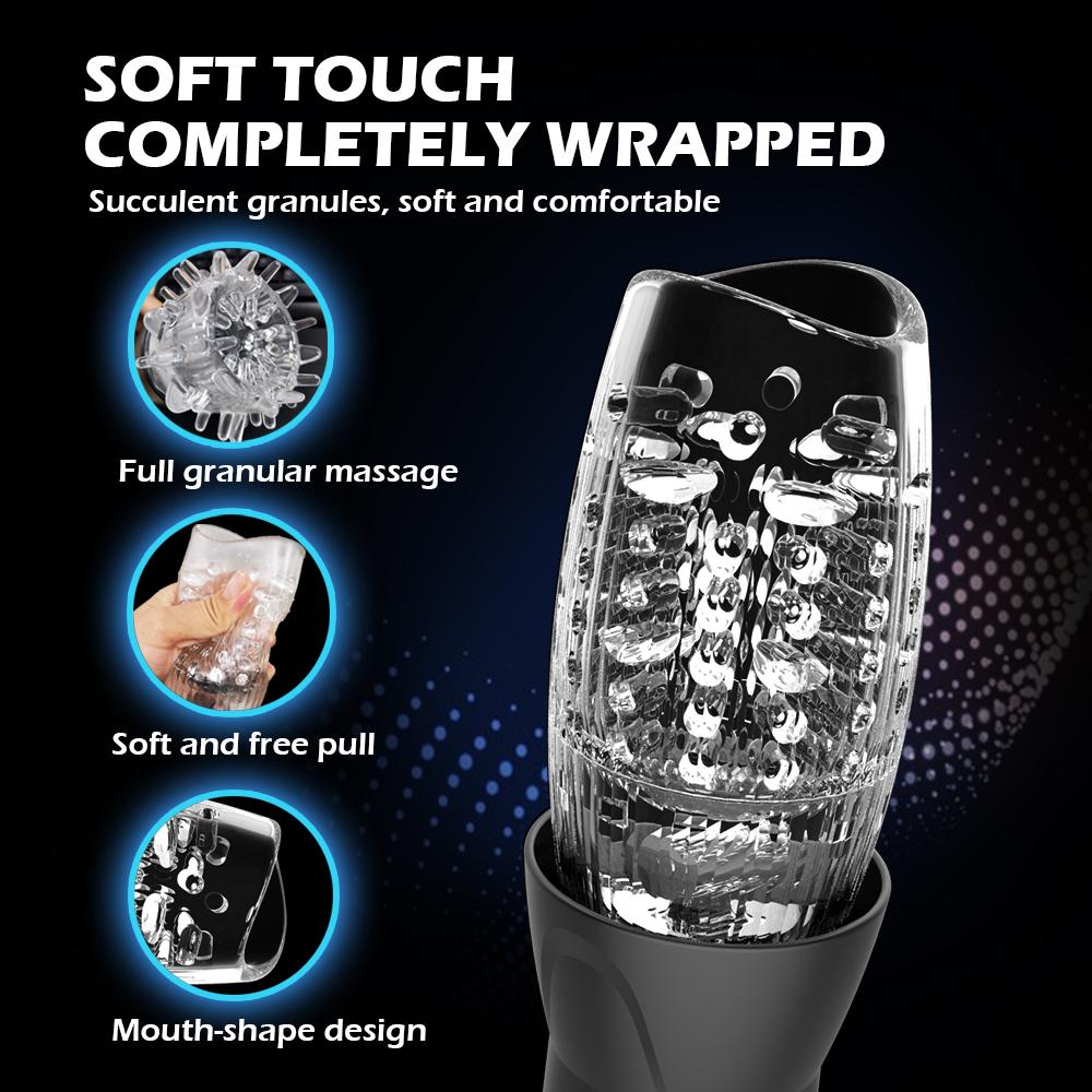 Automatic Thrusting Rotating Male Masturbator Cup Vibrating Penis Pump Trainer Masturbation  Adult Sex Toys for Men Adult Goods