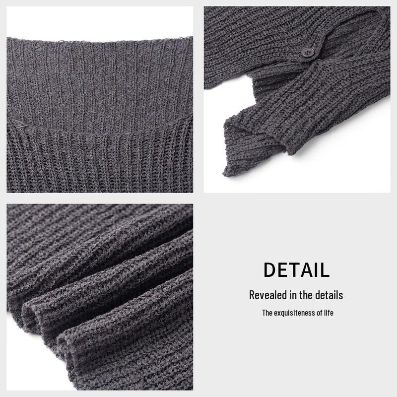 Women's Irregular Hem Round Neck Knit Top