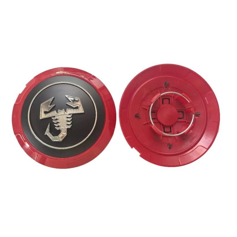Pegatina Emblema Tapacubos Central de Rueda de Coche de 133 mm para Fiat 500 500C 500L 500X Tipo Panda Punto Doblo Palio Stilo