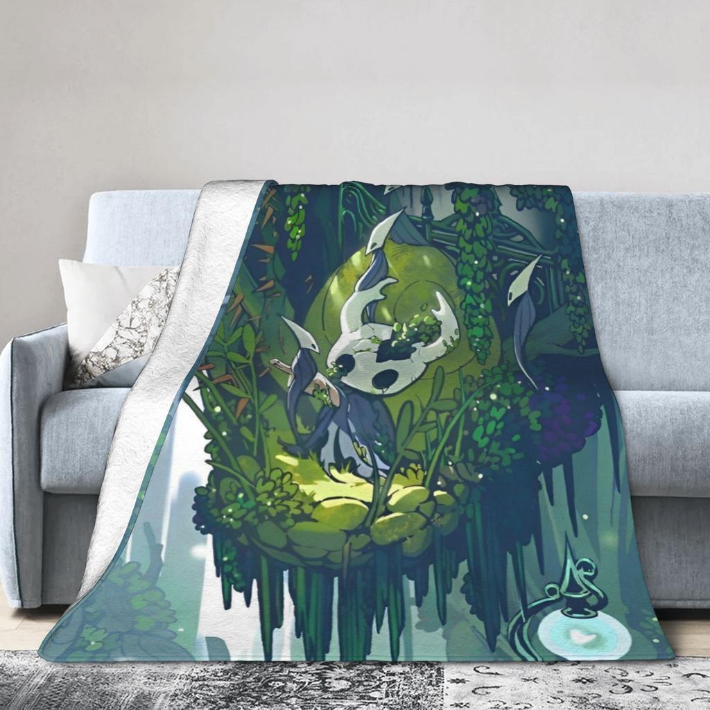 Hollow Knight Blanket Flannel Games Action Ultra-Soft Throw Blanket for Bedding Couch Bed Rug