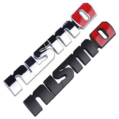 1 adet 3D Metal NISMO Araba Etiketi Nissan için Metal Pure Drive NISMO Amblem Çıkartması Araba Stil Nissan Qashqai Juke Sunny Siyah Etiket X-Trail -