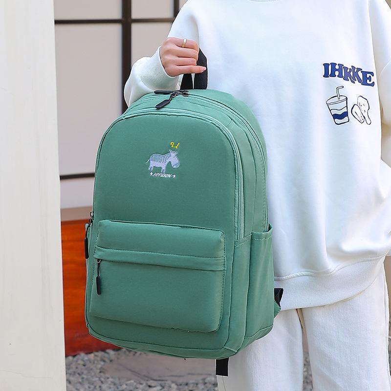 New free backpack cross-border student schoolbag large capacity Japanese schoolbag trend fashion