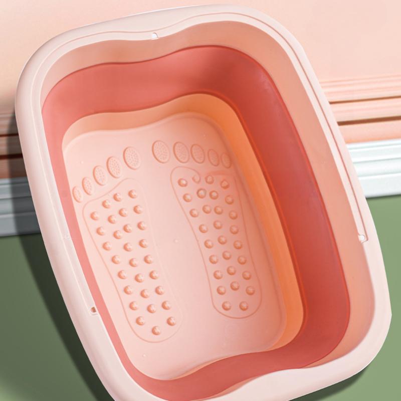 Faltbare Fußbad Massage Eimer Einweichen Eimer Klapp Becken Spa Fußbad Eimer Haushalt Sauna Badewanne Pediküre Bad Badewanne